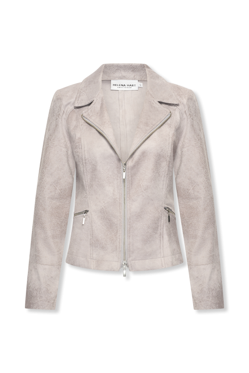 7288 - ZIPPER BIKER - Zilver