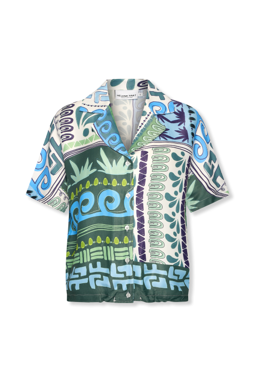 7758 - BLOUSE FIE VINTY - Rio - Blauw