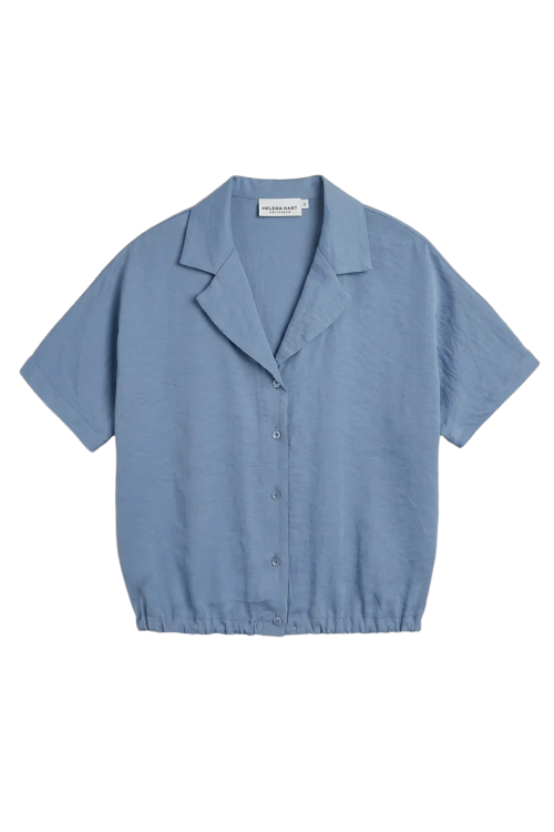 7754 - BLOUSE FIE SPARKLE - Blauw