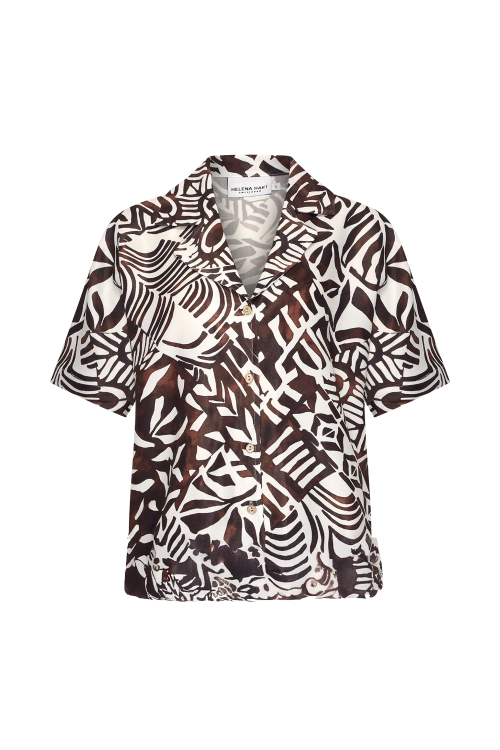 7758 - BLOUSE FIE VINTY - Etnic - Choco