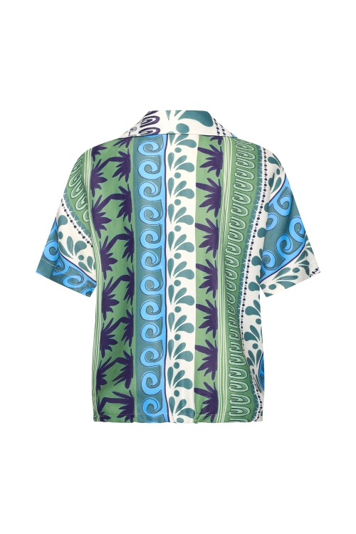 7758 - BLOUSE FIE VINTY - Rio - Blauw