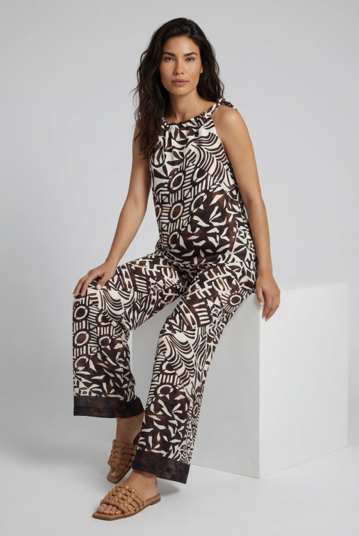 7711 - BROEK JAY VINTY - Etnic - Choco