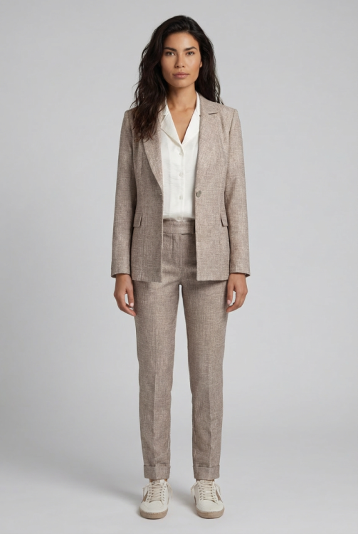 7754 - BLOUSE FIE SPARKLE - Wit