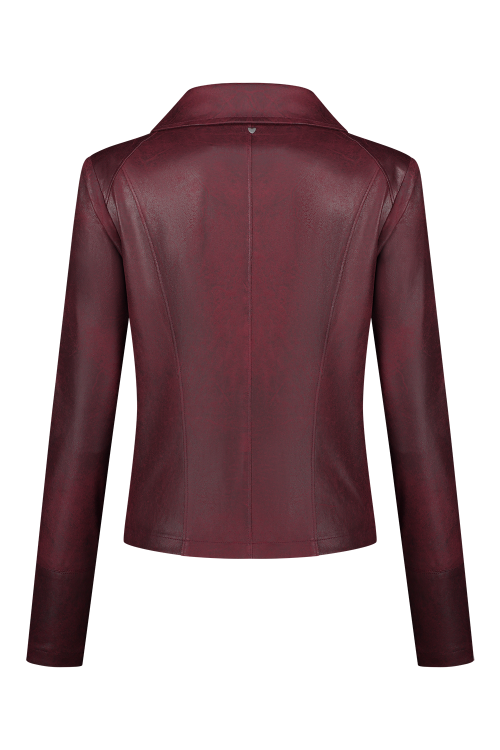 7288 - ZIPPER BIKER - Wine