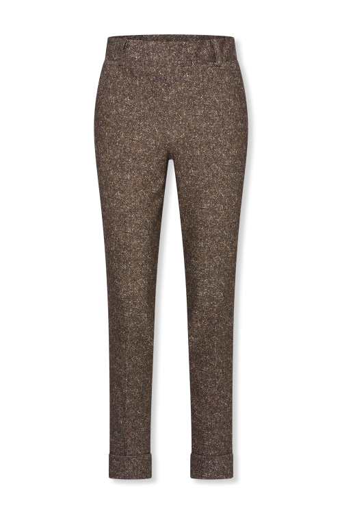 7815 - BROEK ZIGGY LANO LUREX - Donegal Tweed Choco