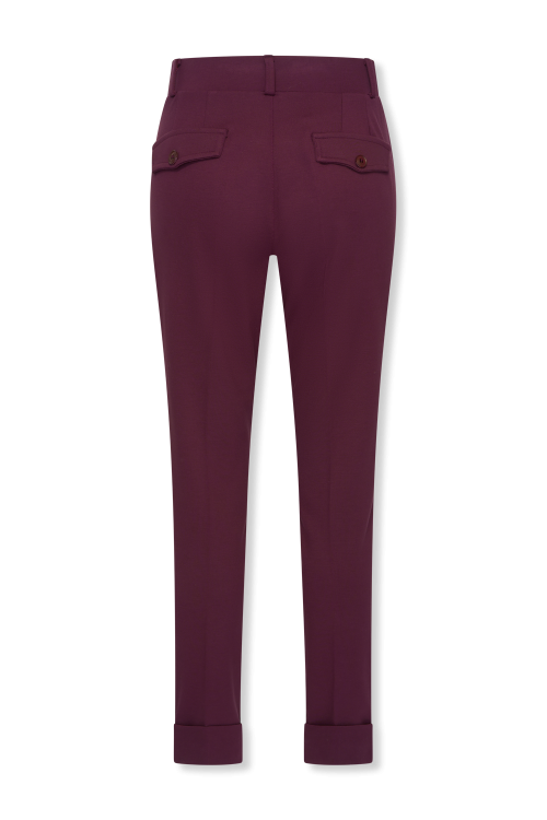 7813 - BROEK ZIGGY LANO UNI  - Burgundy