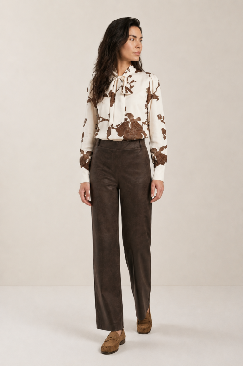 7800 - BROEK SOUL BIKER  - Choco