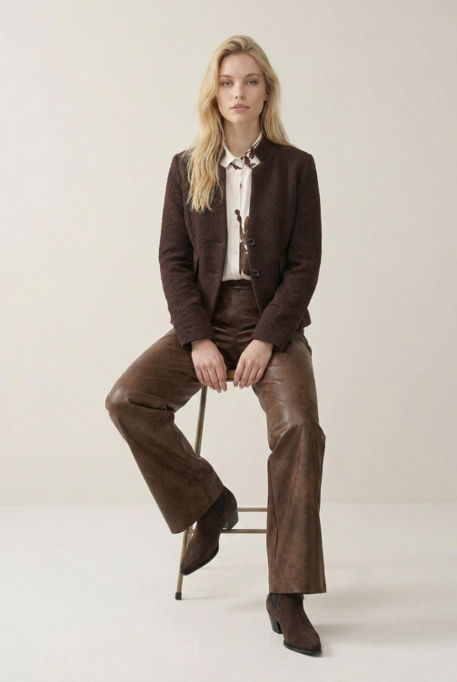 7800 - BROEK SOUL BIKER  - Choco