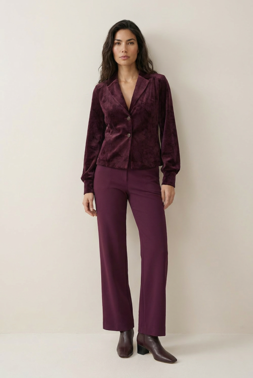 7801 - BROEK SOUL LANO UNI - Burgundy