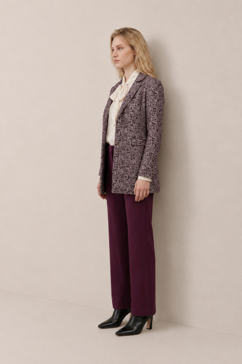 7801 - BROEK SOUL LANO UNI - Burgundy
