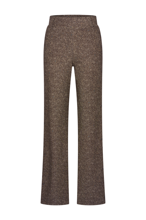 7803 - BROEK NOVA LANO LUREX - Donegal Tweed Choco