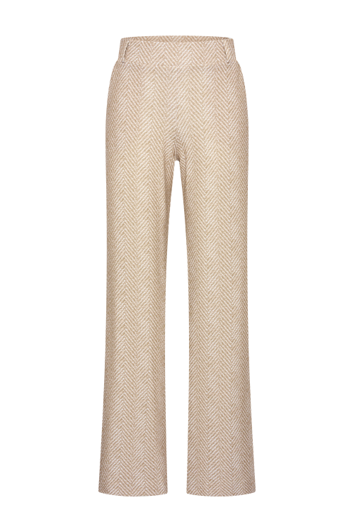 7804 - BROEK SOUL LANO T. - Herringbone Sand