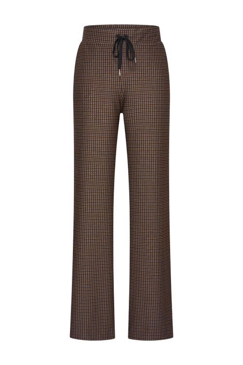7829 - BROEK NOVA LANO TAPE  - Harris Tweed Choco