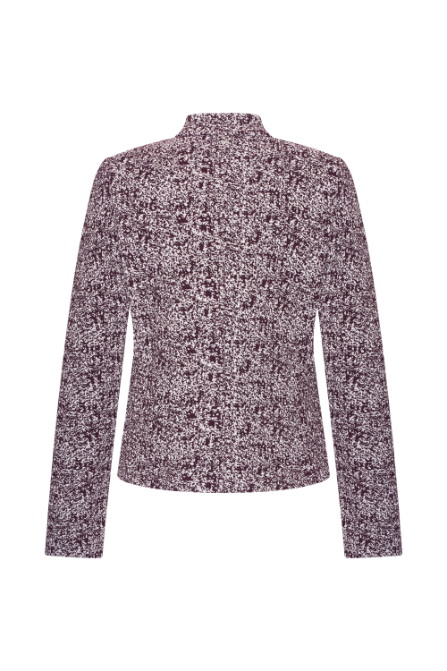 7830 - BLAZER NOOR ENNO  - Burgundy Melé