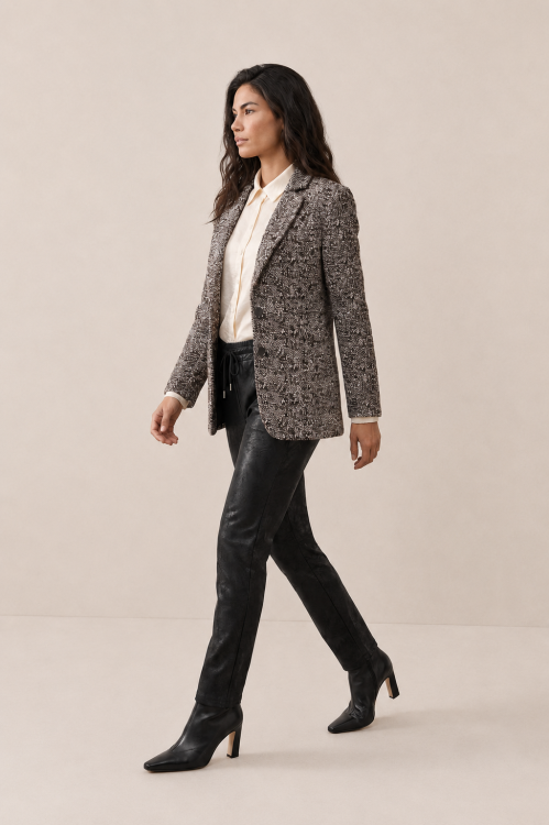 7831  - BLAZER TUXY ENNO  - Choco Melé