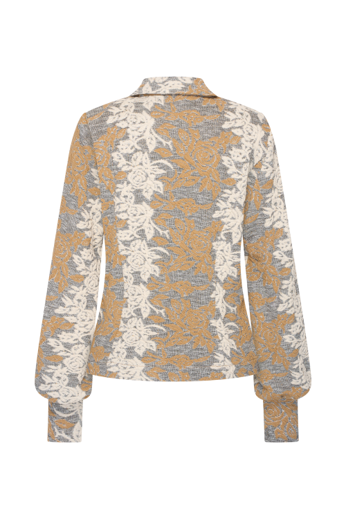 7837 - BLAZER LORA FLEUR  - Fleur Camel