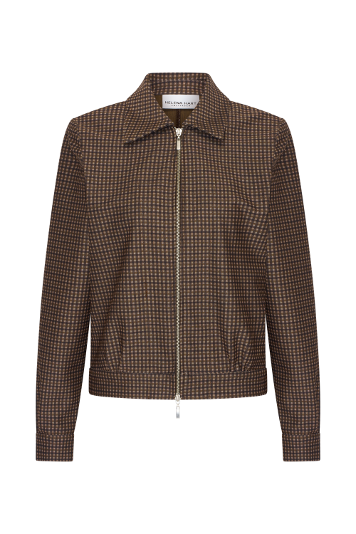 7846 - JACKET EMMY LANO G. RUIT - Harris Tweed Choco