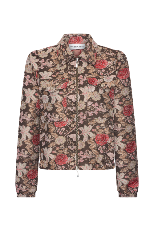 7848 - BLAZER RIGA BLOEM - Aster Choco