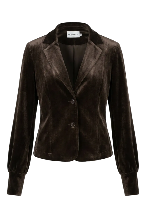 7870 - BLAZER LORA VELOUR - Choco