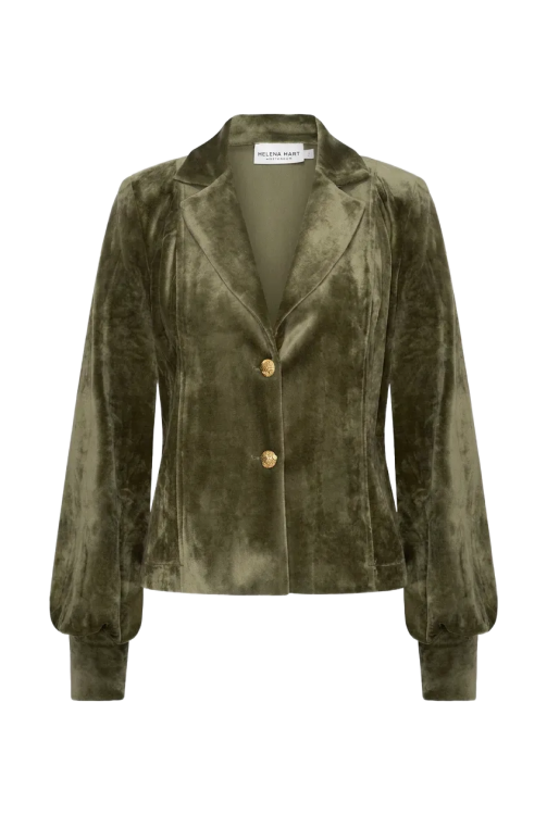 7870 - BLAZER LORA VELOUR - Green