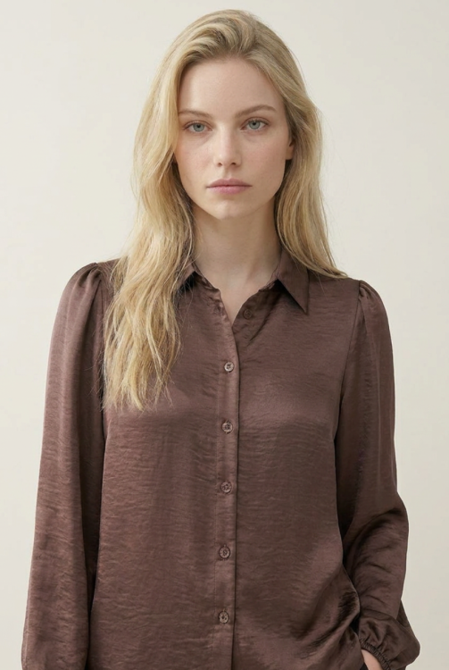 7678 - BLOUSE FARA - Choco