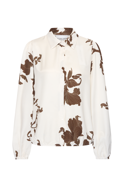 7887 - BLOUSE FARAH PRINT - Jappa Ecru