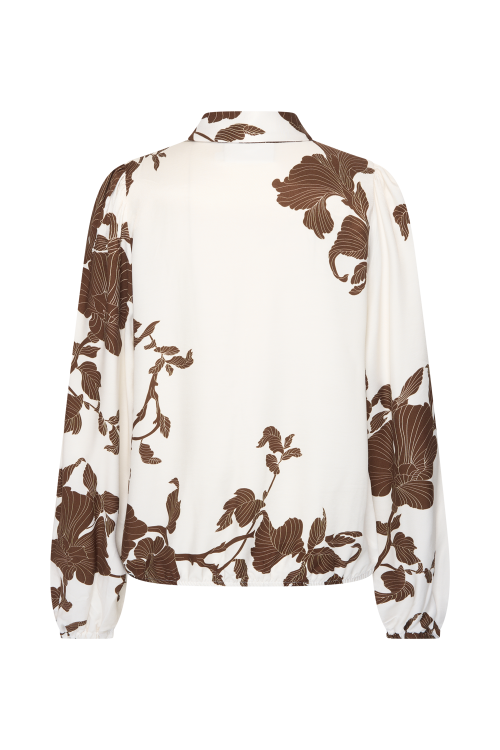 7887 - BLOUSE FARAH PRINT - Jappa Ecru