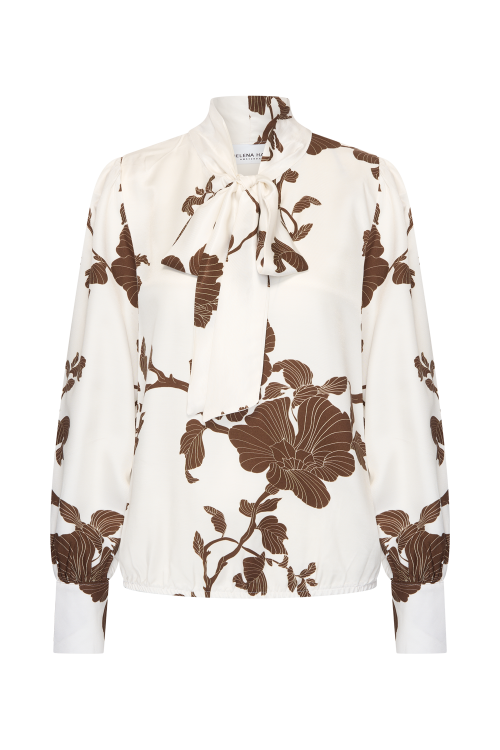 7881 - BLOUSE JESSE PRINT  - Jappa Ecru