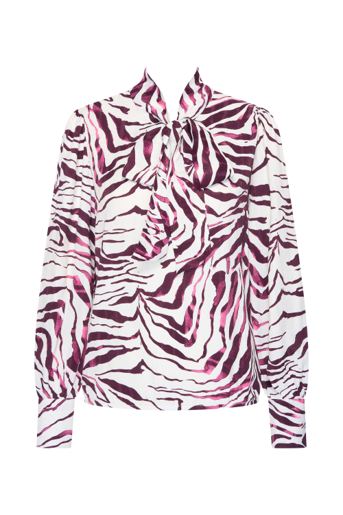 7881 - BLOUSE JESSE PRINT  - Pet Burgundy