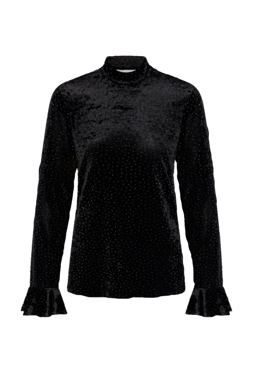 7885 - PULL PAILLET - Zwart
