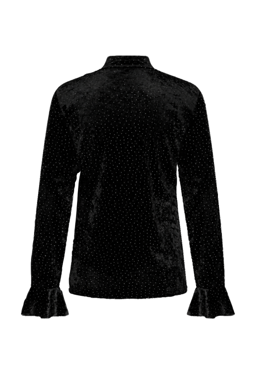 7885 - PULL PAILLET - Zwart
