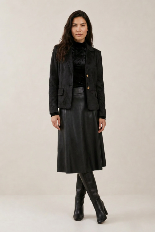 7898 - ROK PRIS BIKER - Zwart