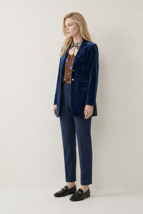 7813 - BROEK ZIGGY LANO UNI  - Marine