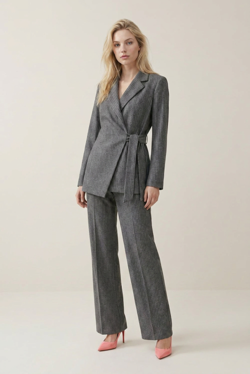 7900 - BROEK SOUL LANO PIQUE  - Streep Dandy Antra