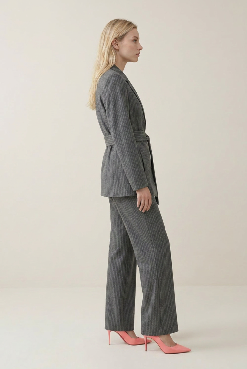 7900 - BROEK SOUL LANO PIQUE  - Streep Dandy Antra