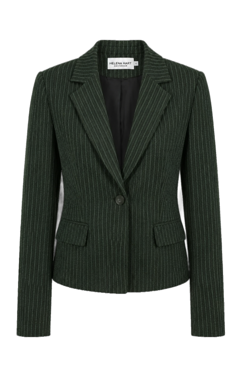 7963 - BLAZER CROPPED LANO G.  - Dandy Green