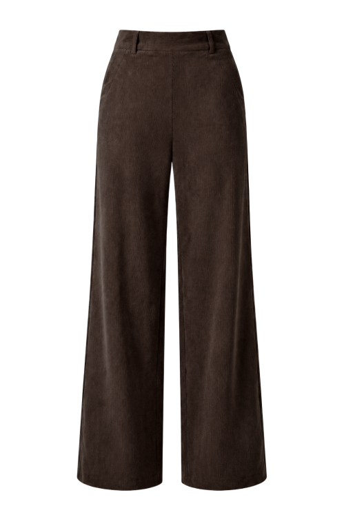 7911 - BROEK NOVA RIB - Choco