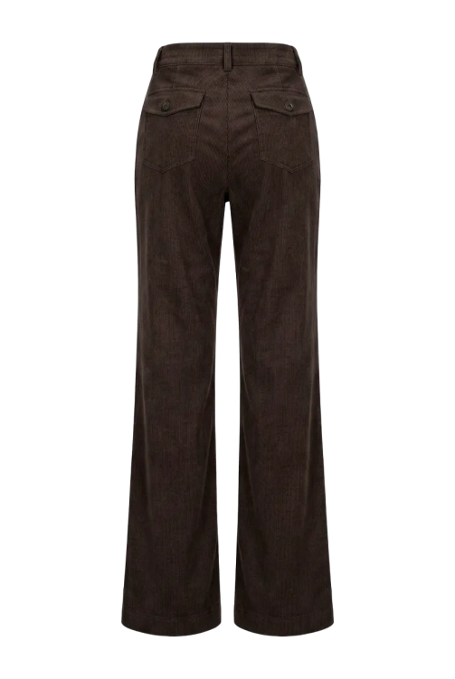 7911 - BROEK NOVA RIB - Choco