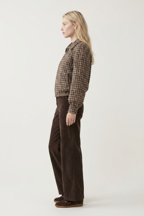 7911 - BROEK NOVA RIB - Choco