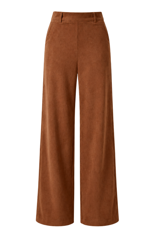 7911 - BROEK NOVA RIB - Cognac