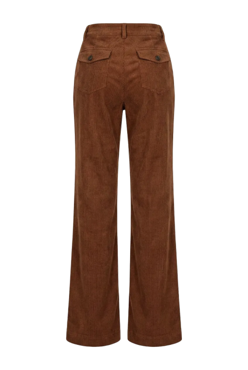 7911 - BROEK NOVA RIB - Cognac