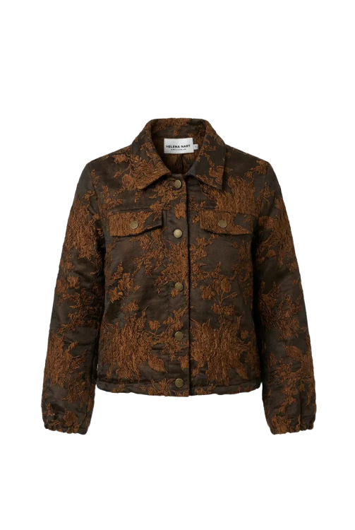 7965 - BLOUSON REXIE DAMAST - Cognac
