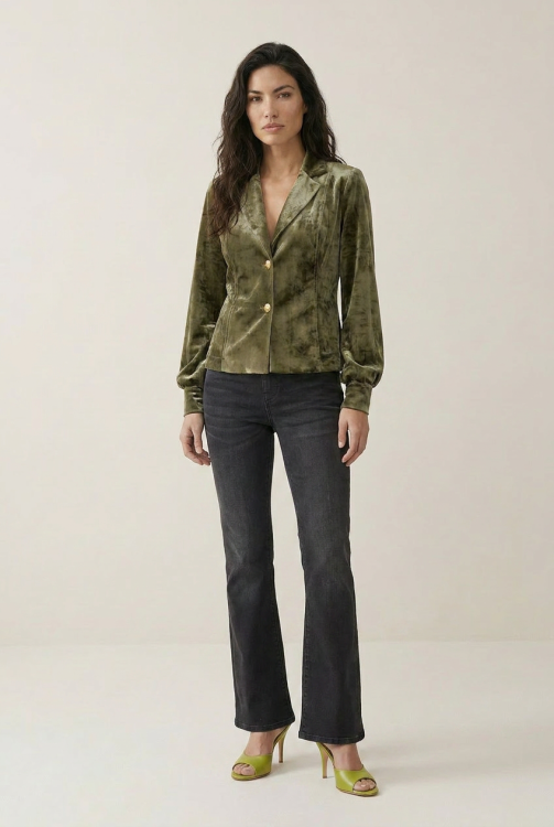 7870 - BLAZER LORA VELOUR - Green