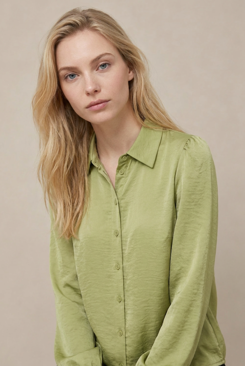 7678 - BLOUSE FARA - Pistache