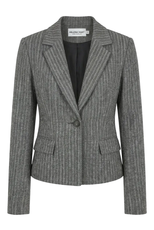 7951 - BLAZER CROPPED LANO PIQUE - Streep Dandy Antra
