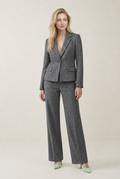 7951 - BLAZER CROPPED LANO PIQUE - Streep Dandy Antra