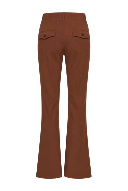 7914 - BROEK FLAIR B-STRETCH - Cognac