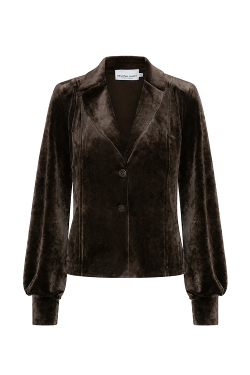 7870 - BLAZER LORA VELOUR - Choco