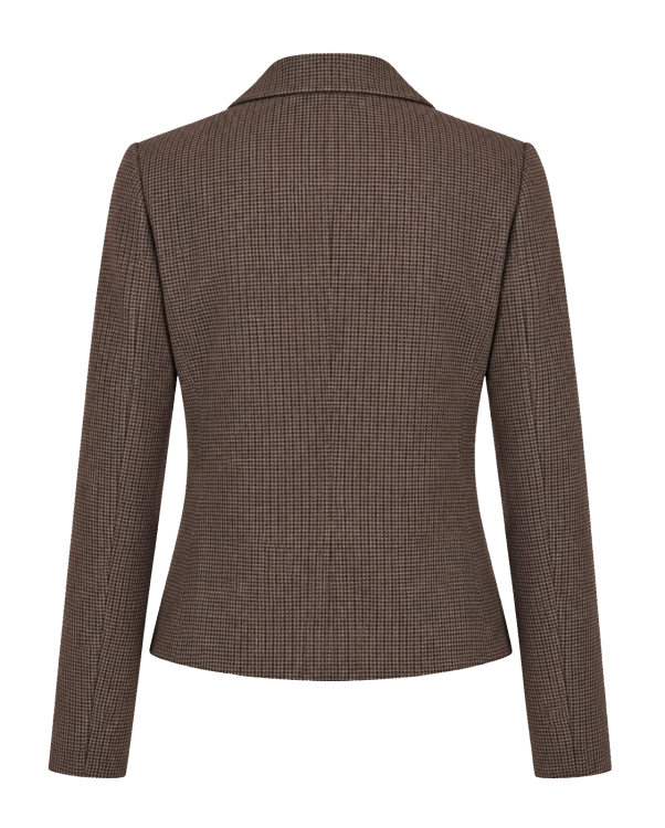 7963 - BLAZER CROPPED LANO G.  - Wales Choco