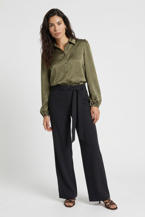 7503 - BROEK DITA TRANSFER - Zwart